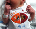 Custom Made Football House Divided onesie/shirt - You choose ANY TEAMS - College and NFL