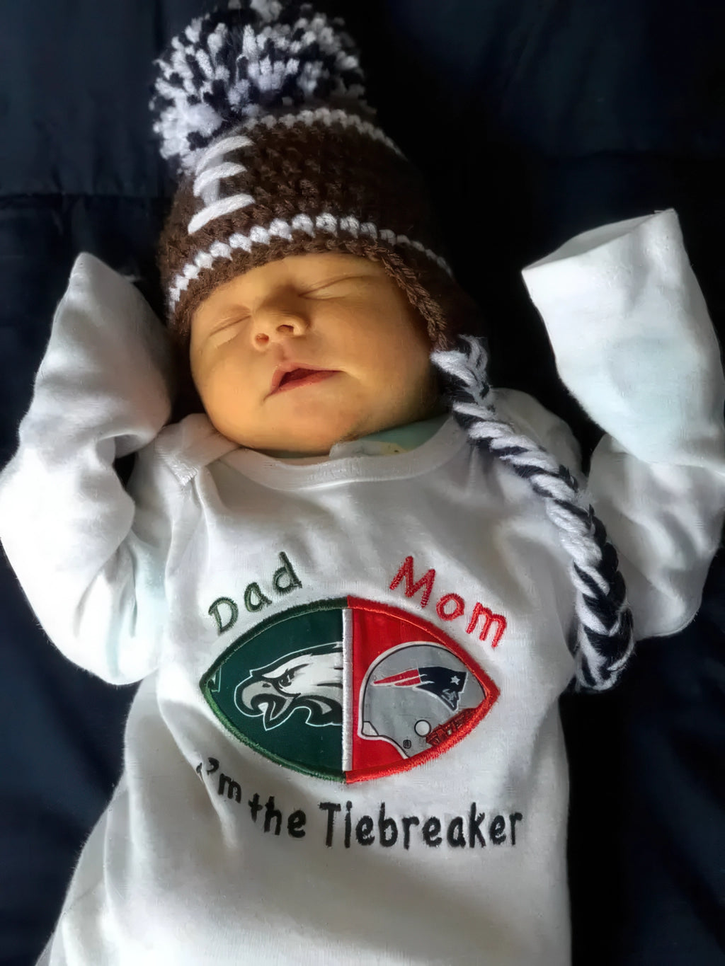 Custom Made Football House Divided onesie/shirt - You choose ANY TEAMS - College and NFL